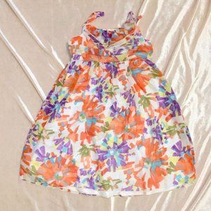 Rare Editions Girls Multicolored Spaghetti Strap Sun Dress
